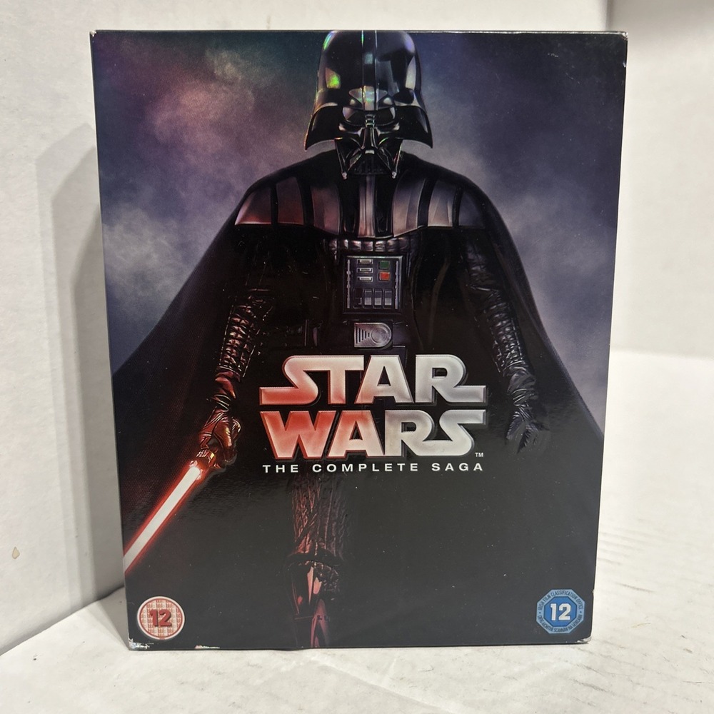 Star Wars: The Complete Saga Episodes Blu-ray [Region Free] 6 Movies, 9 Disc Set